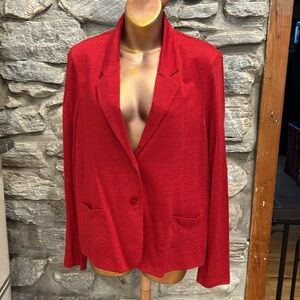 Contemporaine linen sweater blazer
